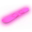 Pink Neon Snowboard